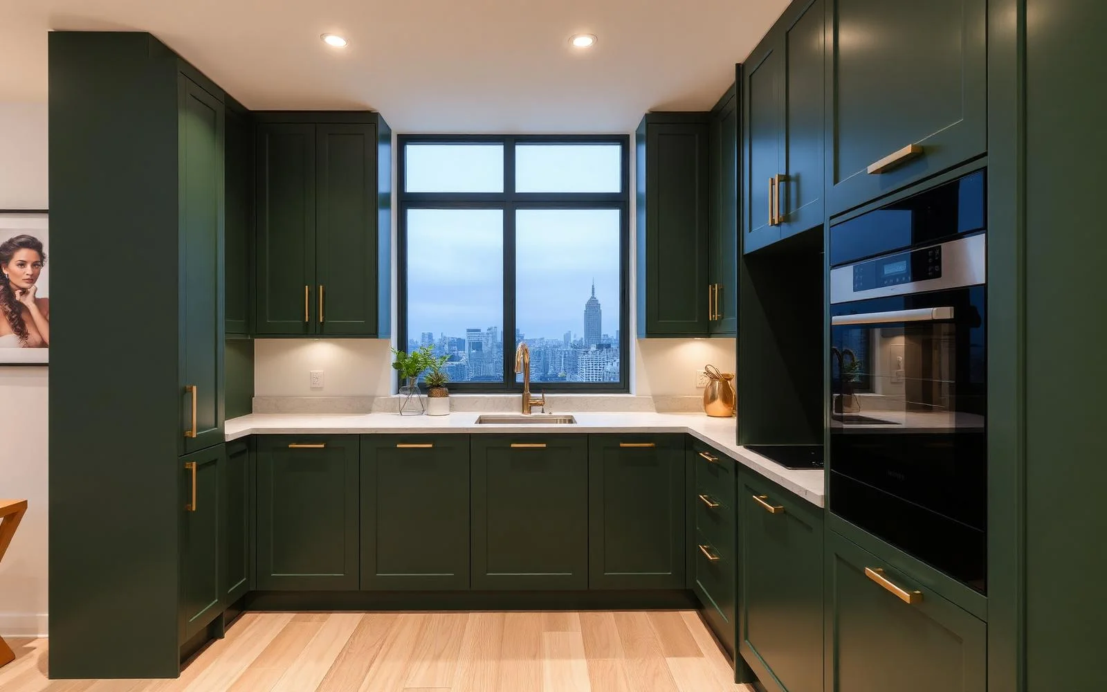 Cozinha planejada compacta para apartamento em São Paulo